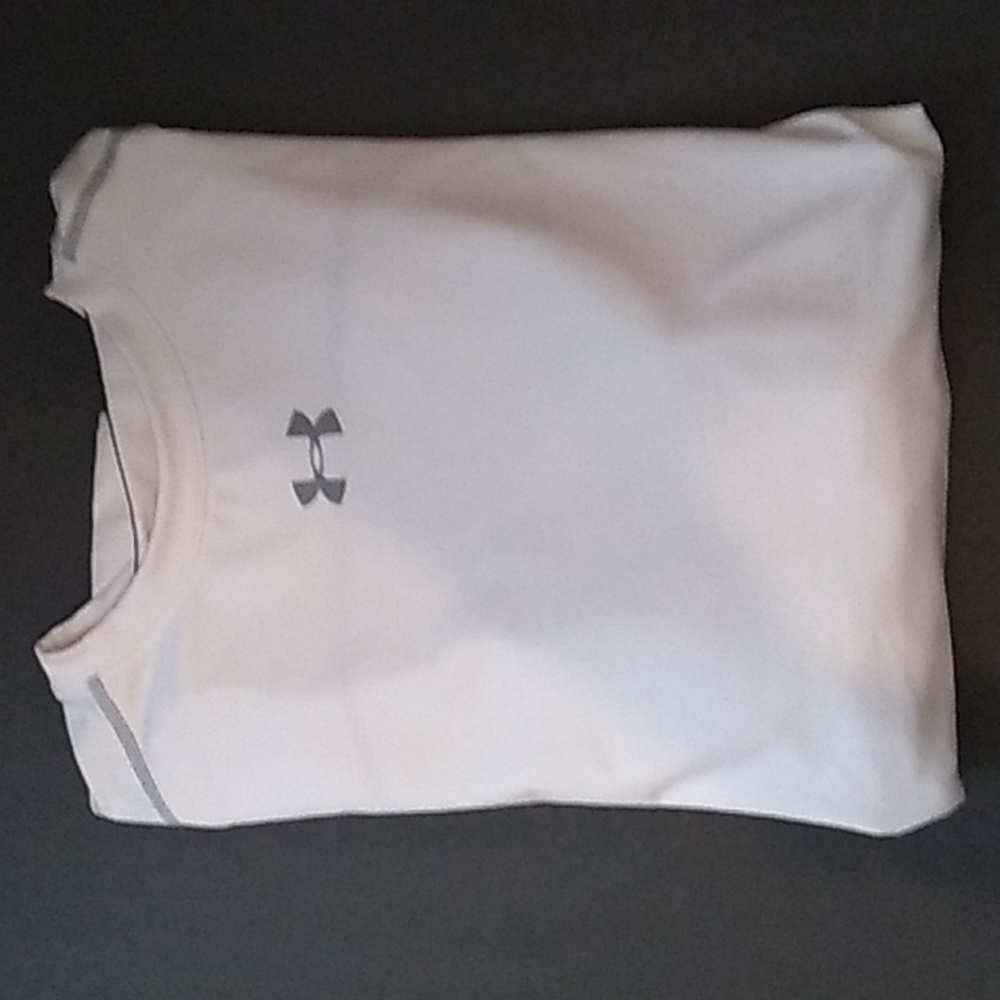 Under Armour men's long sleeve white top size 2XLarge
